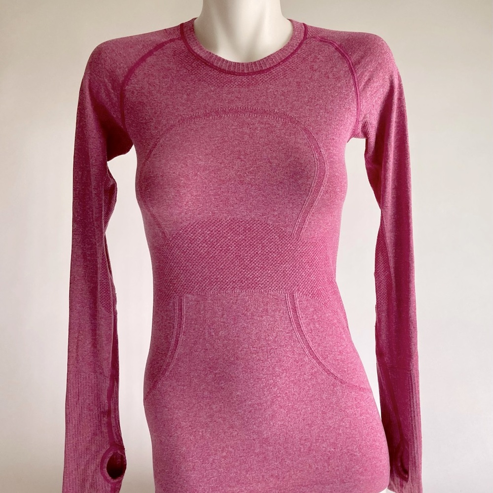 Lululemon Pink Long Sleeve Top size 6